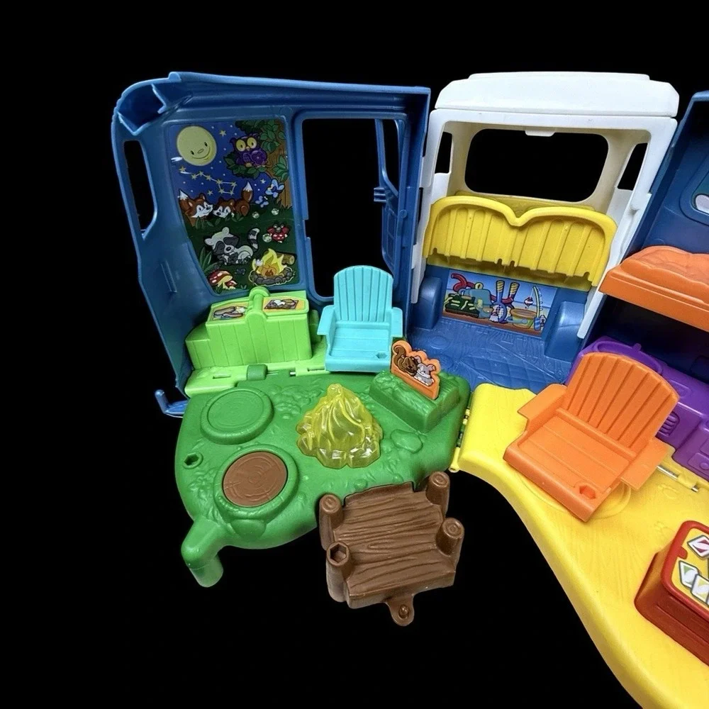 Fisher Price Little People Camping Camper Van RV Works INCOMPLETE‎